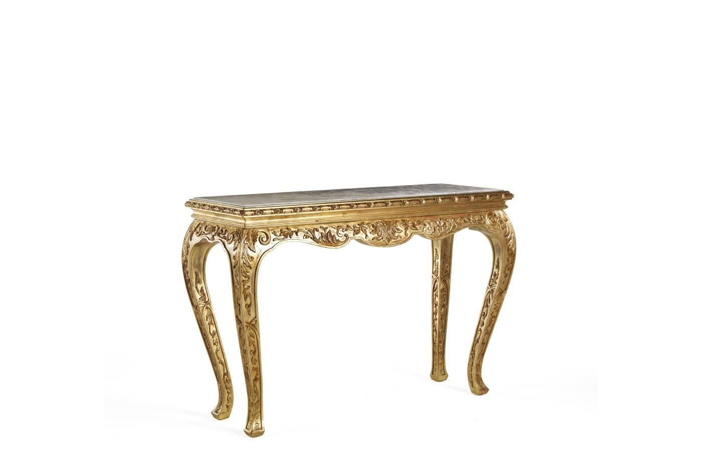 FRAGONARD console &ndash; Transform your space with luxury Made in Italy classic consoles of Oro Bianco collection.