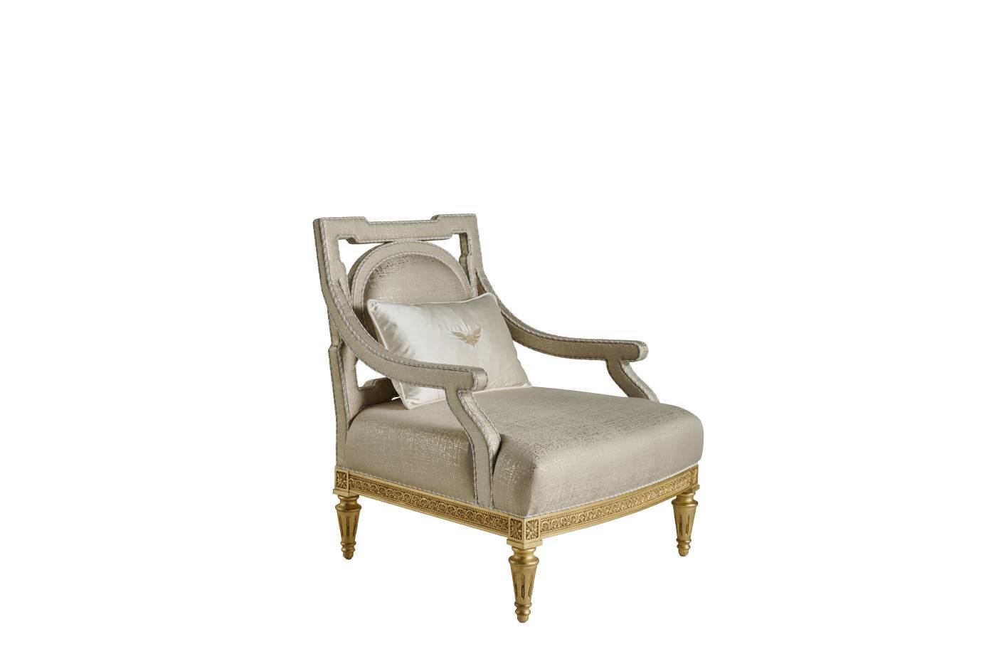 SATIN armchair - Bespoke projects with luxury Made in Italy classic furniture