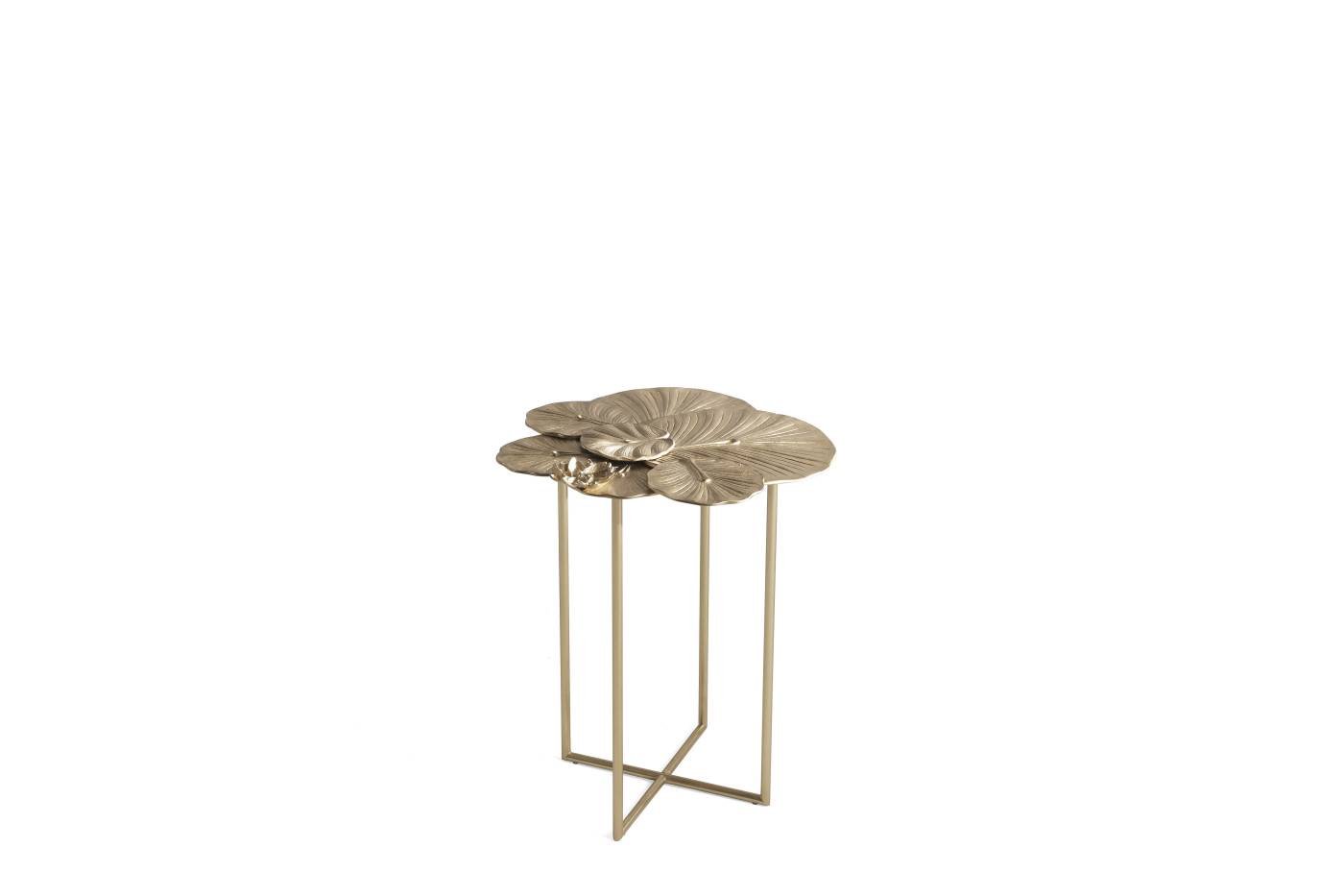 MONET low table &ndash; Transform your space with luxury Made in Italy classic low tables of Oro Bianco collection.