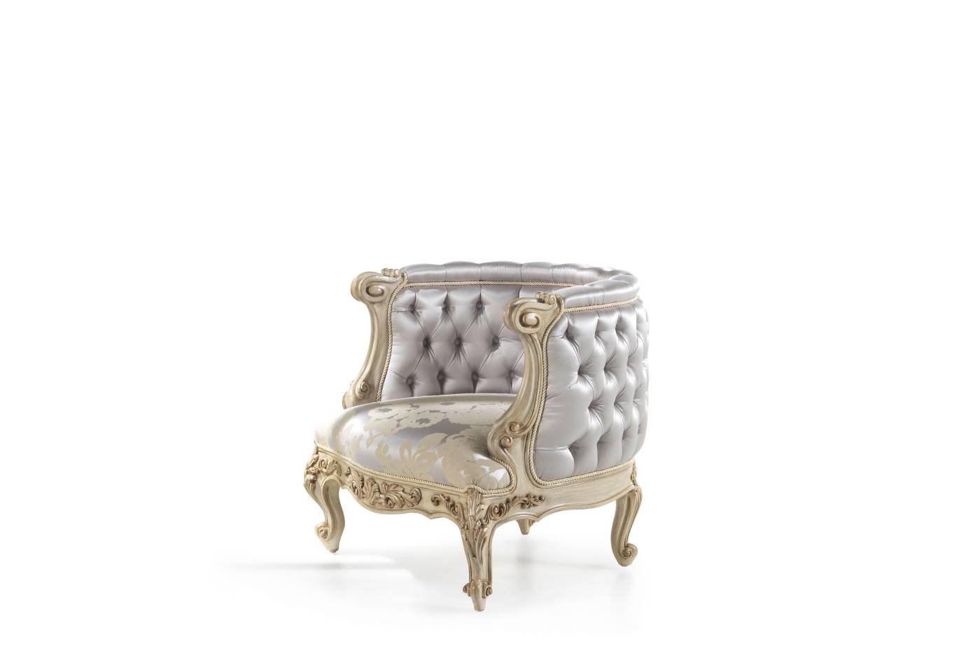 NAPOLEON armchair - quality furniture and timeless elegance with luxury Made in Italy classic armchairs of Domus collection.