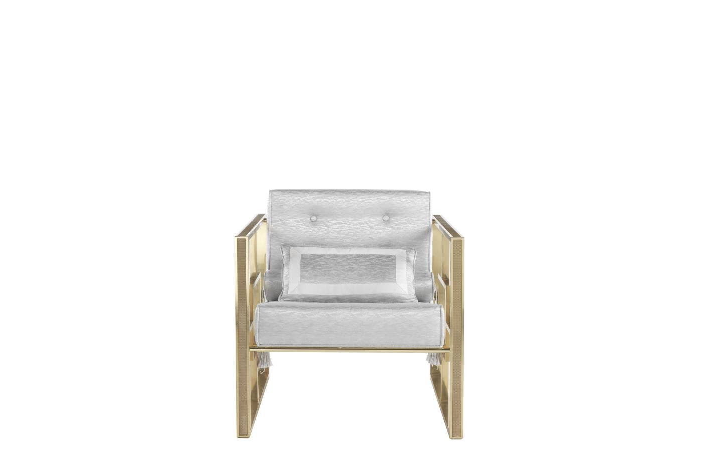 EMILY armchair - quality furniture and timeless elegance with luxury Made in Italy classic armchairs of Savoir-Faire collection.