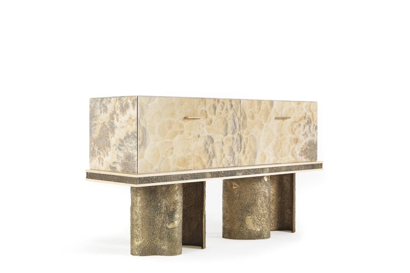 SHINTO bar cabinet - sideboard – Transform your space with luxury Made in Italy classic day storage units of Oro Bianco collection.