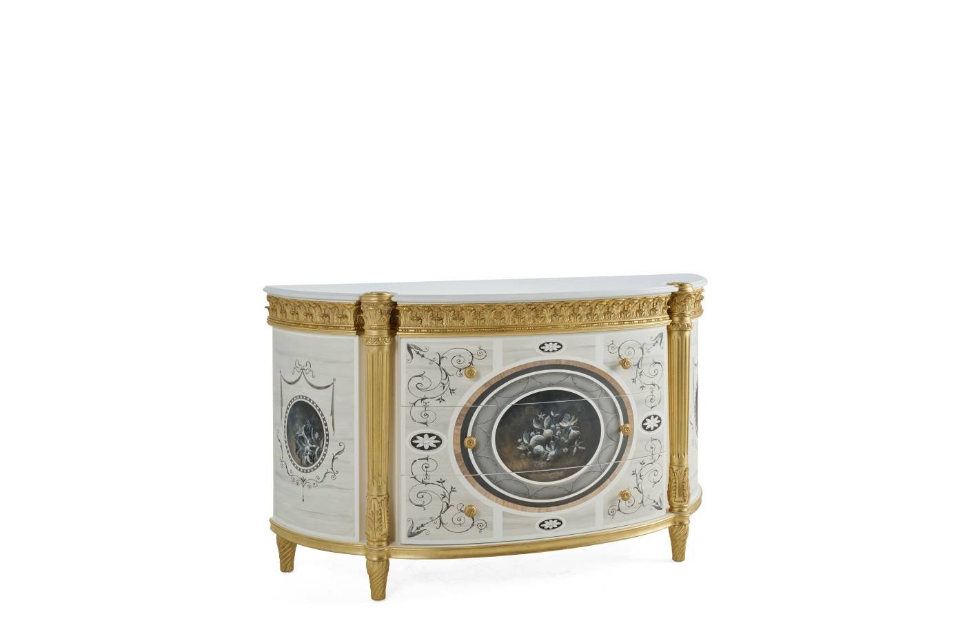 BOULEVARD drawer unit - convey elegance to each space with italian classic night storage units of the classic H&eacute;ritage collection