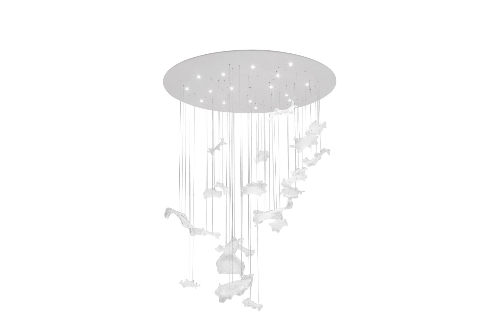 FEUILLE chandelier - Bespoke projects with luxury Made in Italy classic furniture