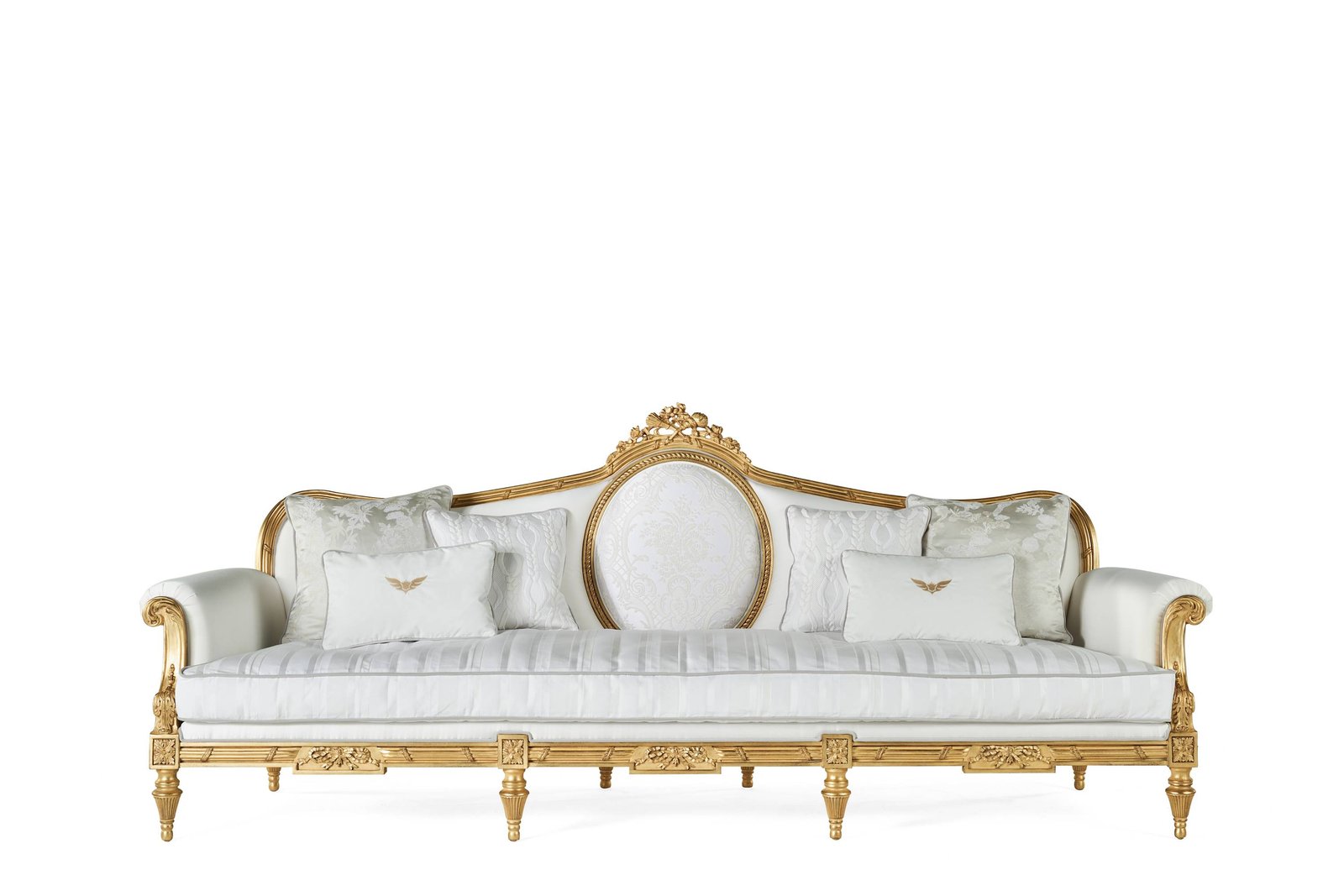 GUIRLANDE 3-seater sofa - quality furniture and timeless elegance with luxury Made in Italy classic sofas of Sogni sul Lago collection.