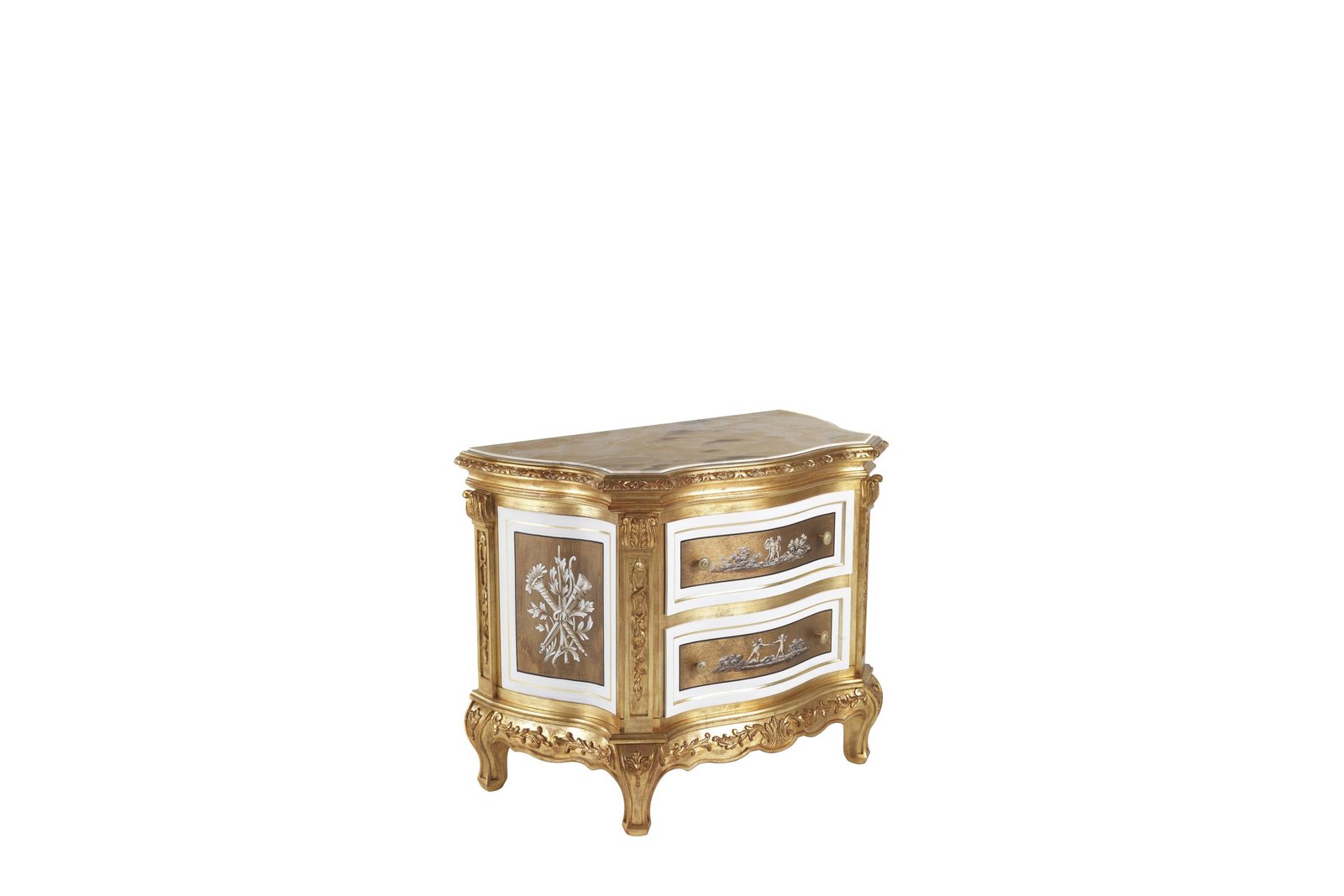 FRAGONARD night table - A luxury experience with the Oro Bianco collection and its classic luxurious furniture