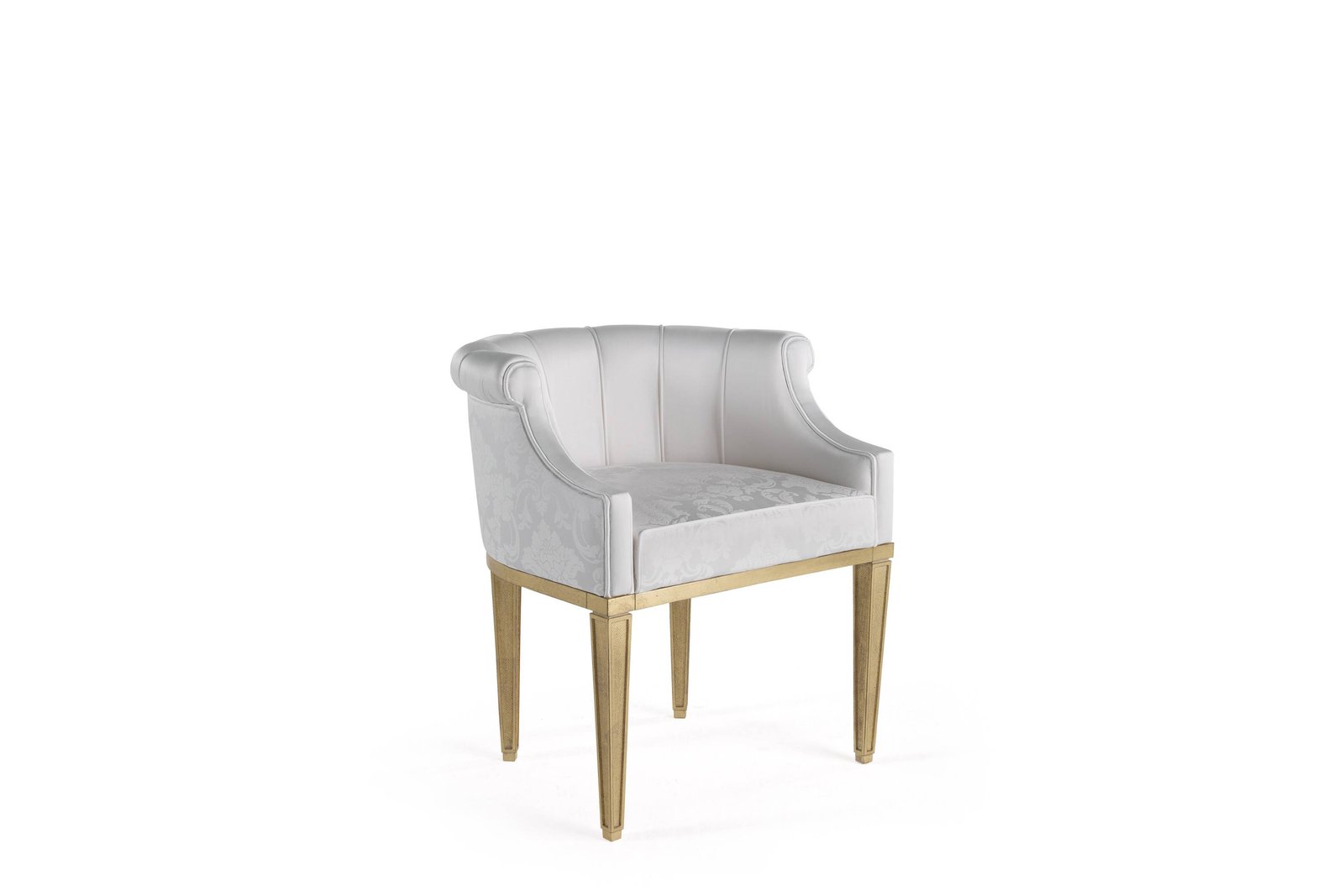 FUJI chair with armrests &ndash; Transform your space with luxury Made in Italy classic chairs of Oro Bianco collection.
