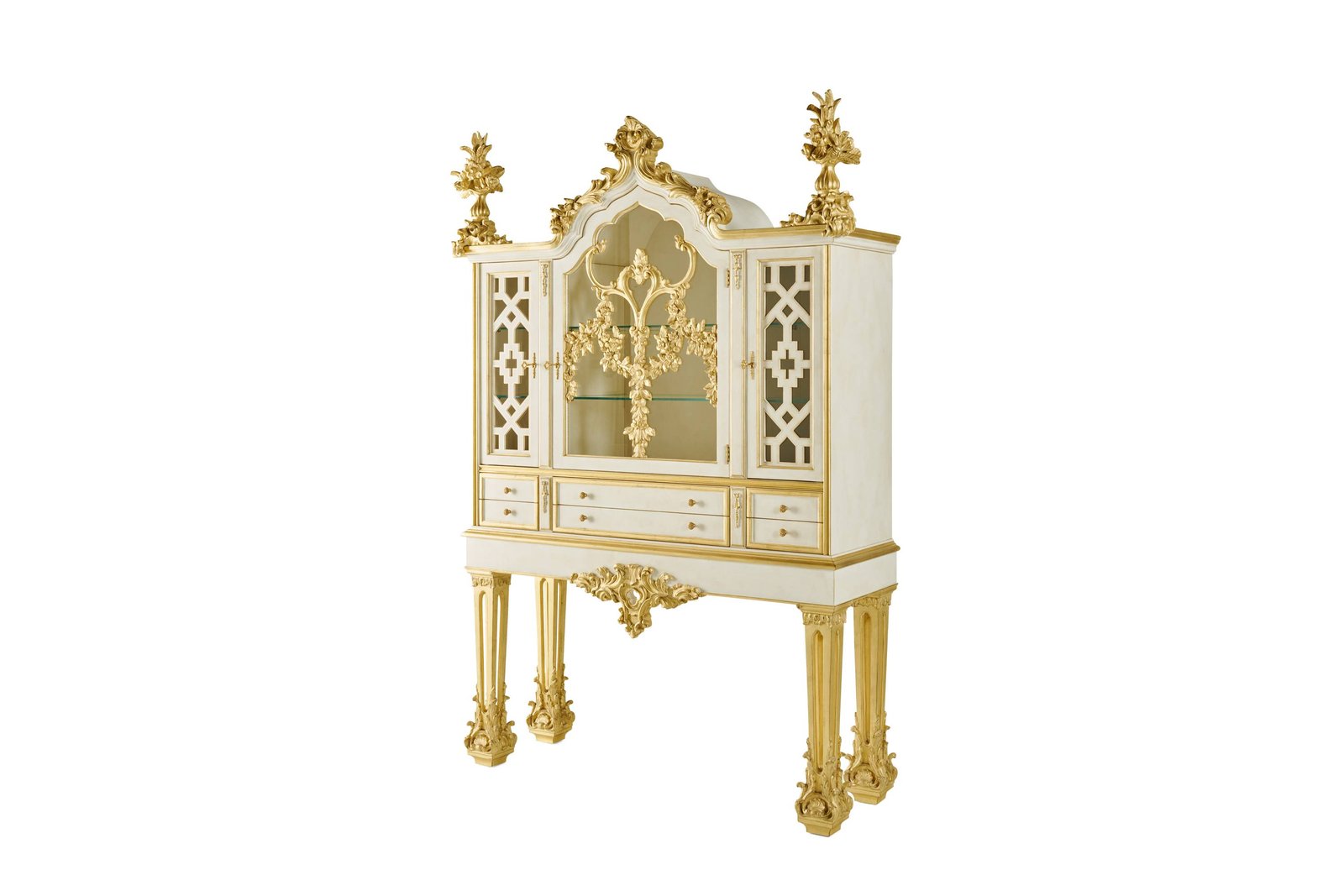 REGENCY showcase - quality furniture and timeless elegance with luxury Made in Italy classic day storage units of H&eacute;ritage collection.