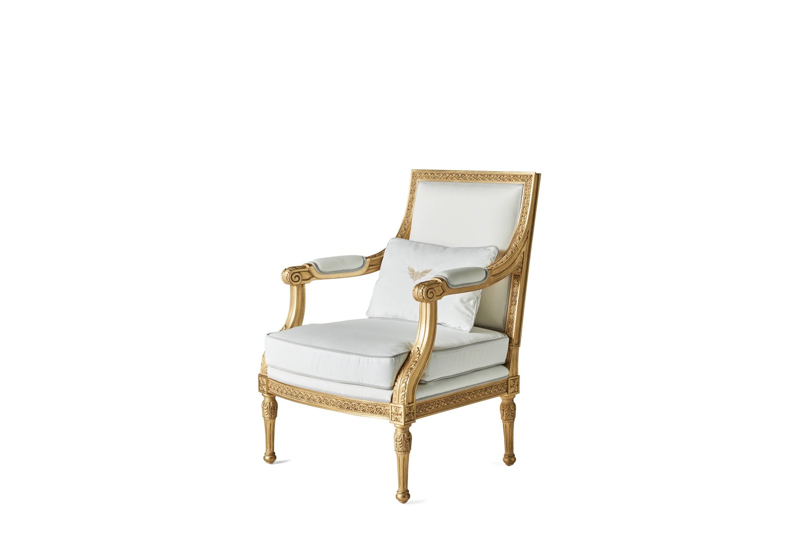 FRIS&Eacute; armchair - quality furniture and timeless elegance with luxury Made in Italy classic armchairs of Sogni sul Lago collection.