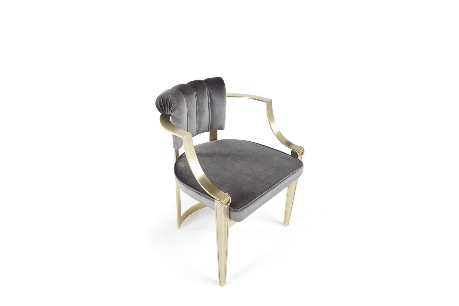 FUJI chair with armrests &ndash; Transform your space with luxury Made in Italy classic chairs of Oro Bianco collection.