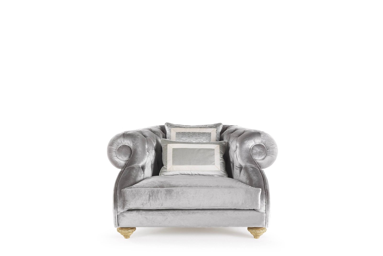 BURTON armchair - quality furniture and timeless elegance with luxury Made in Italy classic armchairs of Savoir-Faire collection.