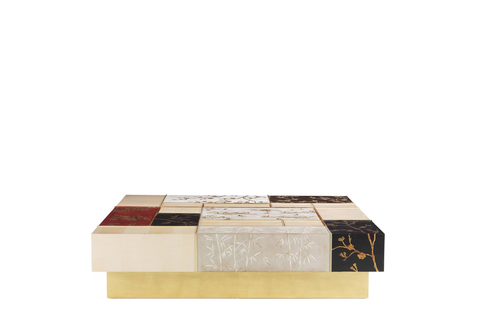 UKIYO low table - quality furniture and timeless elegance with luxury Made in Italy classic low tables of Oro Bianco collection.