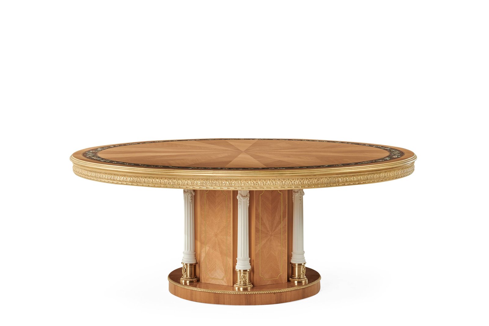 FLORAL dining table &ndash; Transform your space with sophisticated Made in Italy classic dining tables.