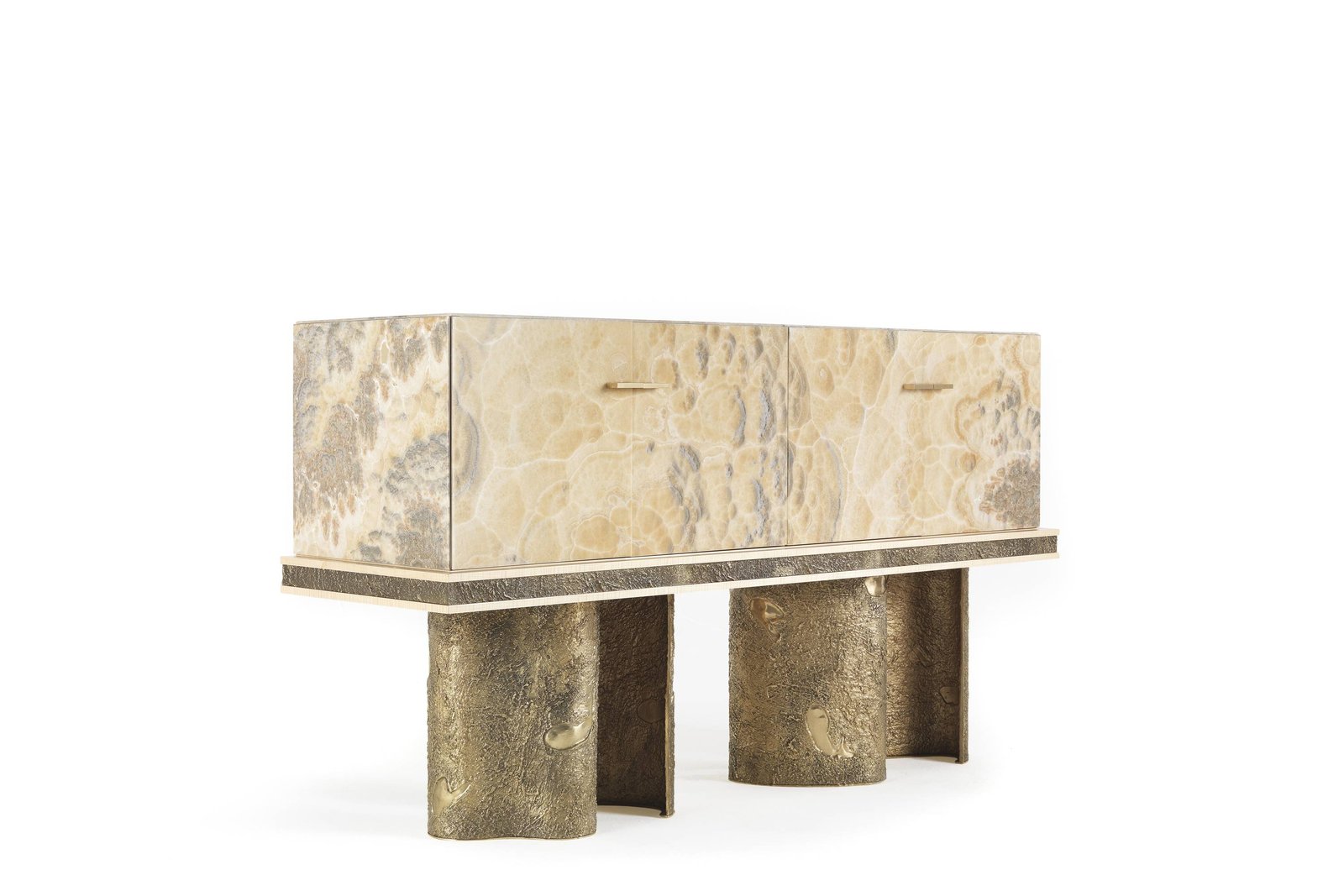 SHINTO bar cabinet - sideboard &ndash; Transform your space with luxury Made in Italy classic day storage units of Oro Bianco collection.