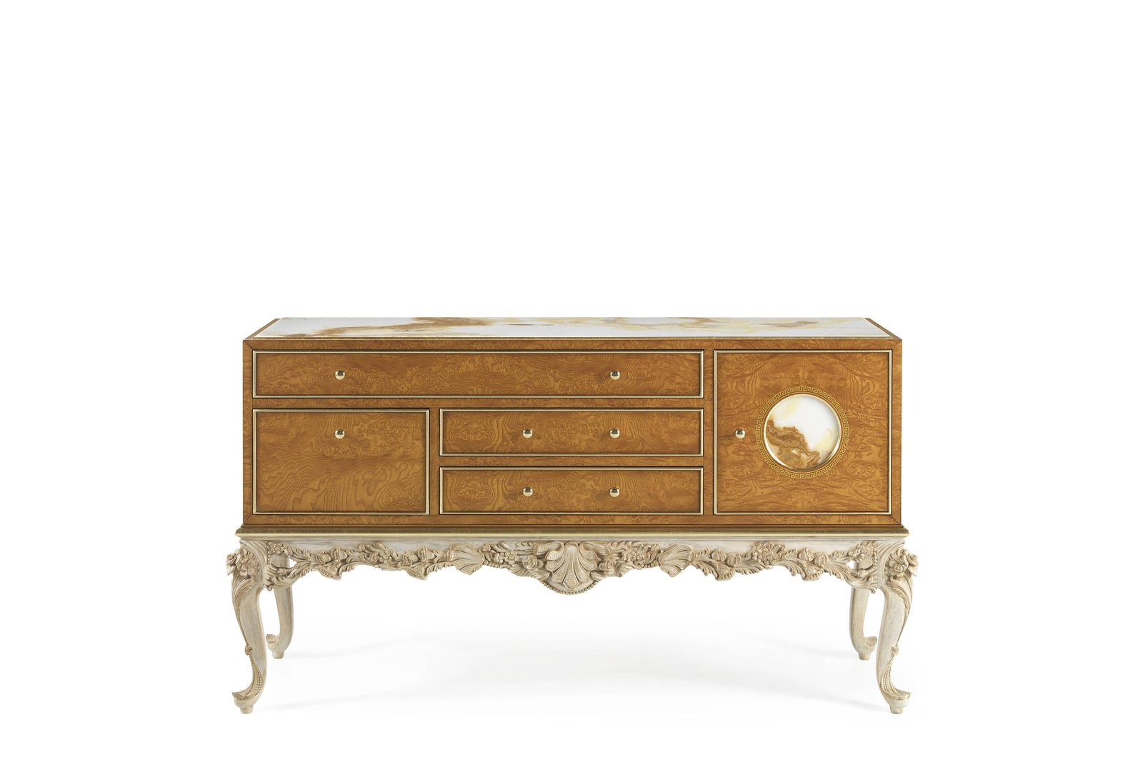 LA GRANDE DAME sideboard &ndash; Transform your space with luxury Made in Italy classic day storage units of Domus collection.